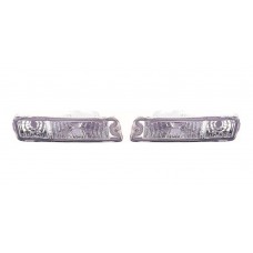Mitsubishi L200 1996-2006 (Upgrade Pair) Clear Front Indicators & Side Lamps Driver and Passenger Side